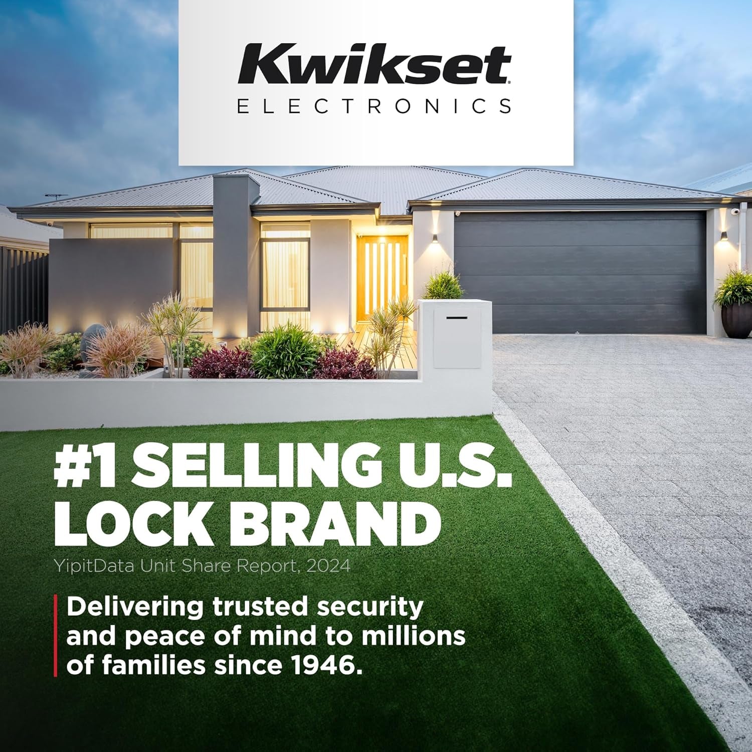 Kwikset 917TNL-11PS SmartCode Keypad Electronic Lock with Tustin Lever, SmartKey Technology, 6AL Latch, and RCS Strike in Venetian Bronze Finish