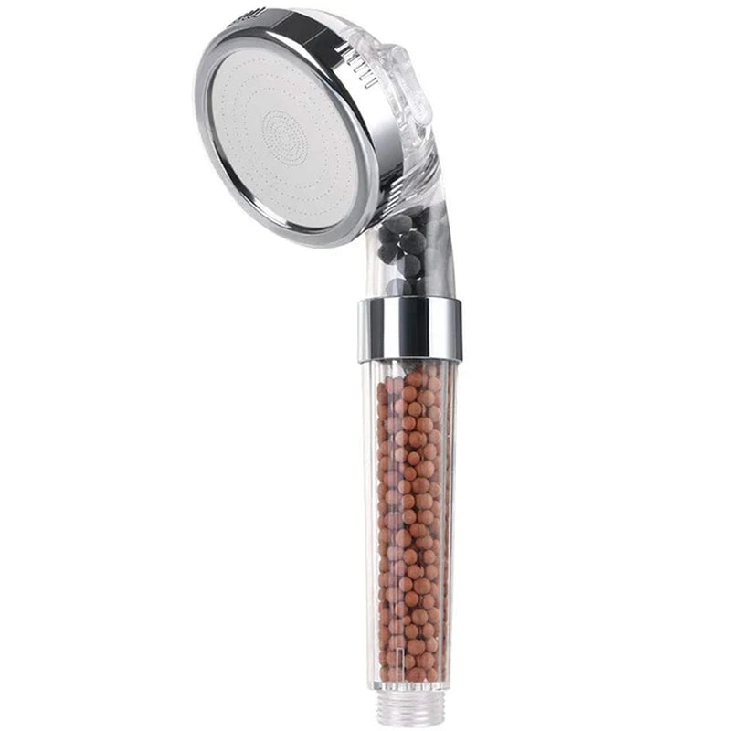 High-Pressure Handheld Rainfall Shower Head with Water-Saving Features and Anion Filter for Spa-Like Experience