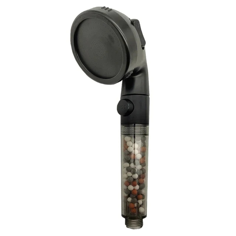 High-Pressure Handheld Rainfall Shower Head with Water-Saving Features and Anion Filter for Spa-Like Experience