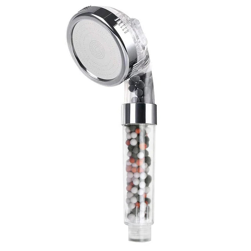 High-Pressure Handheld Rainfall Shower Head with Water-Saving Features and Anion Filter for Spa-Like Experience