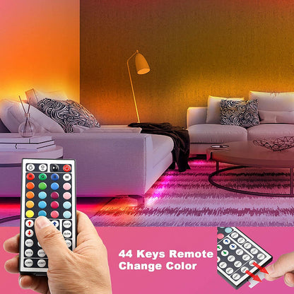 32.8Ft RGB LED Strip Lights for Bedroom Decor with Remote Control