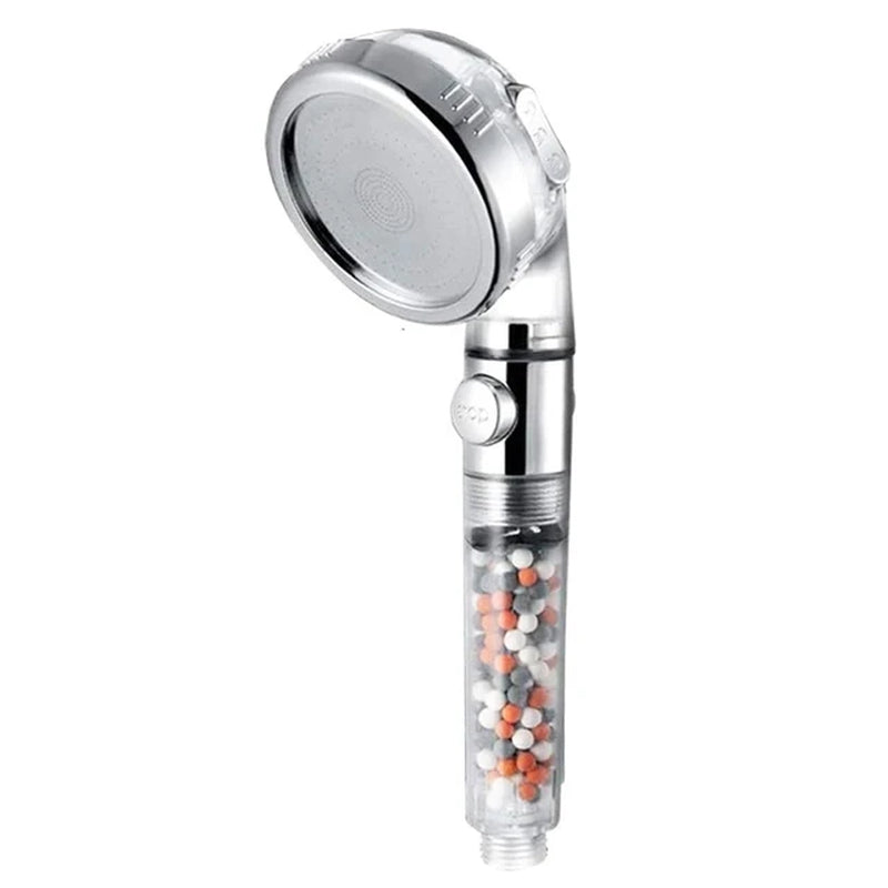 High-Pressure Handheld Rainfall Shower Head with Water-Saving Features and Anion Filter for Spa-Like Experience